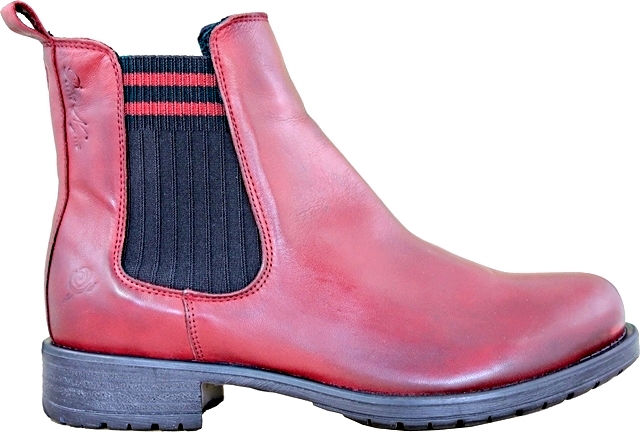 Rosa Negra damkängor, boots bordeaux