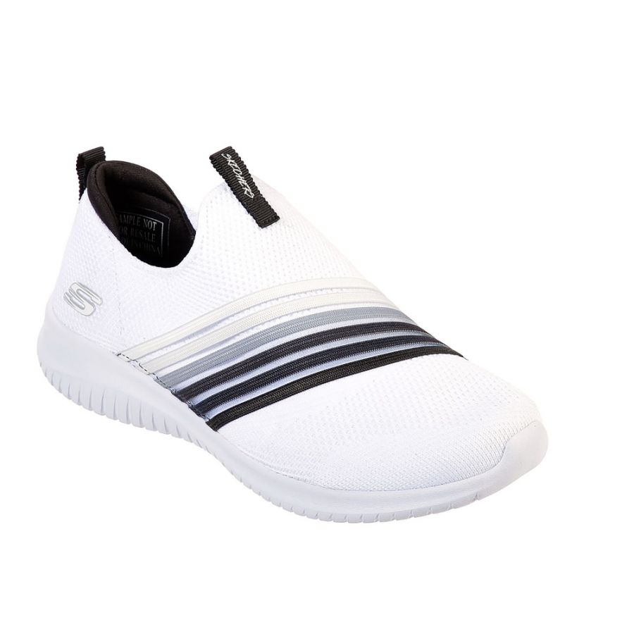 Skechers damskor, promenad vit/multi